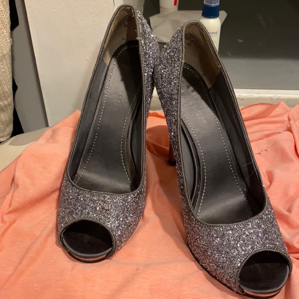 Blue/gray Nine West dress heel 4.5" heel